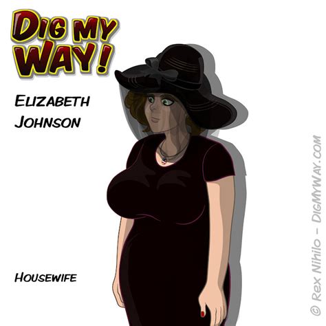 Rex Nihilo Character Elizabeth Johnson Widow Version From Dig My Way