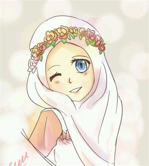 Gambar Anime Lucu Dan Imut Berhijab 10 Wajah Anime Dan Kartun Dengan