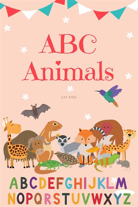 Abc Animal Alphabet Picture Book Ebook By Cat Kids 9781370308279