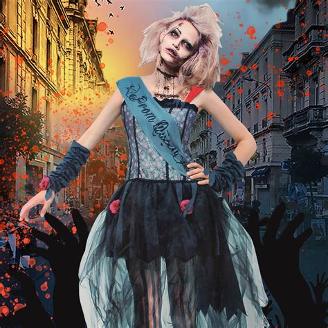 Bloody Horror Zombie Dress Tv And Movie Halloween Vampire Costume Buy