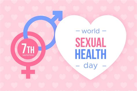 World Sexual Health Day With Gender Signs Free Vector