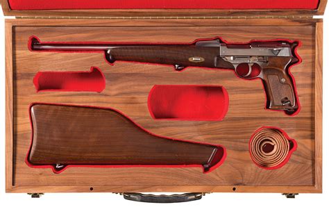 Waltherjohn Martz P 38 Carbine Wstock And Case Rock Island Auction