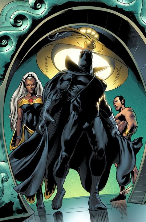 Black Panther Storm And Namor Pantera Negra Super Herói Vilãs