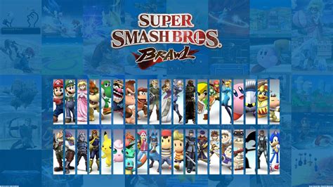 Super Smash Bros Brawl All Character Telecomsno