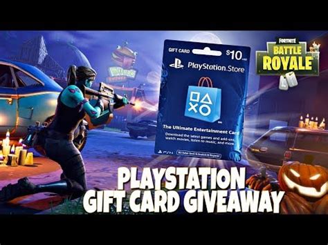 FORTNITE Battle Royale 🎃 - PlayStation Gift Card GIVEAWAY ...