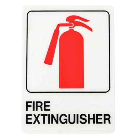 Hy Ko 10 In X 6 In Plastic Fire Extinguisher Sign D 16 The Home Depot