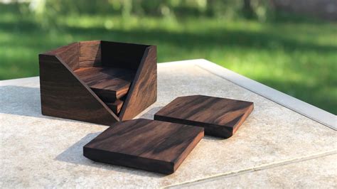Modern Coaster Set — Timber Biscuit Woodworks