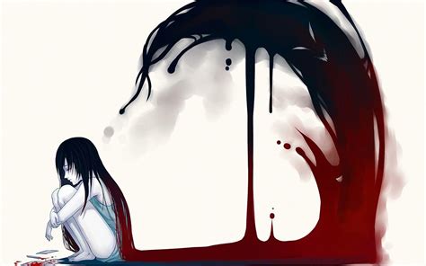 Depressed Sad Anime Girl Wallpaper Error Anime Wallpaper Hd