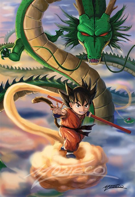 Artstation Kid Goku And Shenron