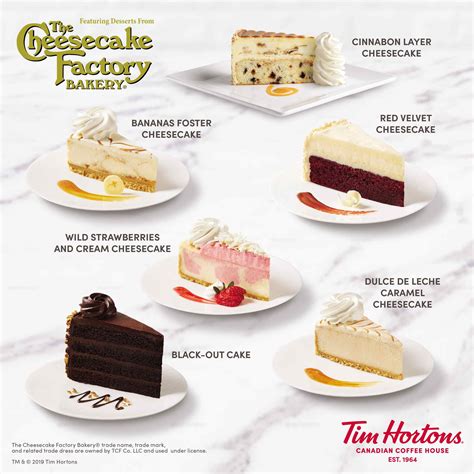 Look Tim Hortons Sells The Cheesecake Factory Cakes Now