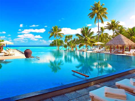 Maldives Resort Pour Adi Hd Fond Décran Widescreen Haute