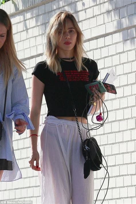 Suki Waterhouse Flashes Her Tiny Lingerie In Sheer Skirt Daily Mail