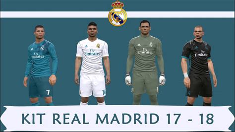 Civilizar Clássico Turista Real Madrid Kit Pes 2017 Enviar Reembolso