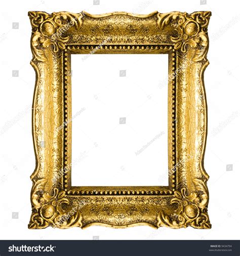 Vintage Gold Picture Frame Stock Photo 9434794 Shutterstock
