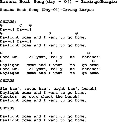 Day o the banana boat song. BLUES - CANCELLED UNIT | Fairview Music Blog