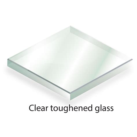 Bespoke Toughened Glass Cut To Size 6mm Clear Glass Polished Ebay