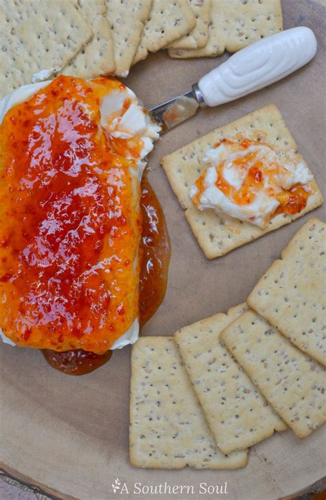 Pepper Jelly And Cream Cheese Appetizer A Southern Soul
