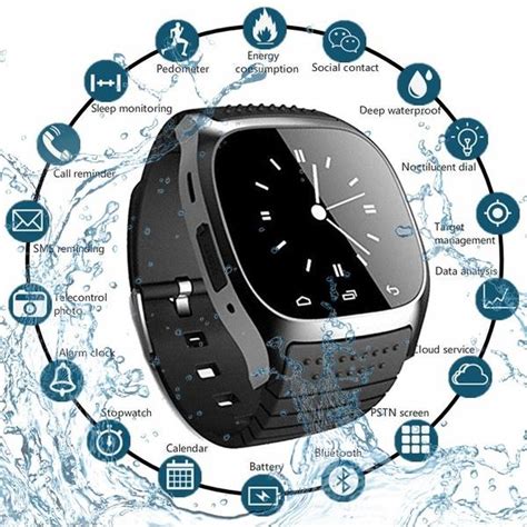 Buy Popular Smart Watch M26 Bluetooth Smart Watch With Led Alitmeter