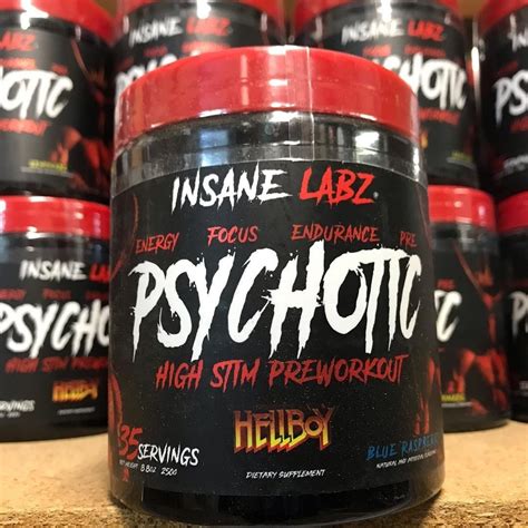 Psychotic Hellboy Insane Labz Pre Treino Importado Original Frete Grátis