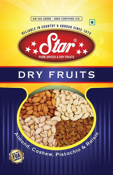 Packaging Design Star Dry Fruits On Behance Food Packaging Design
