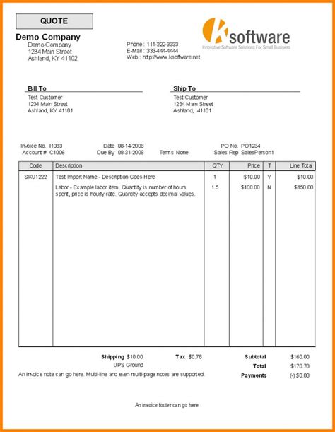 Get Our Image Of Carpenter Quotation Template Invoice Template