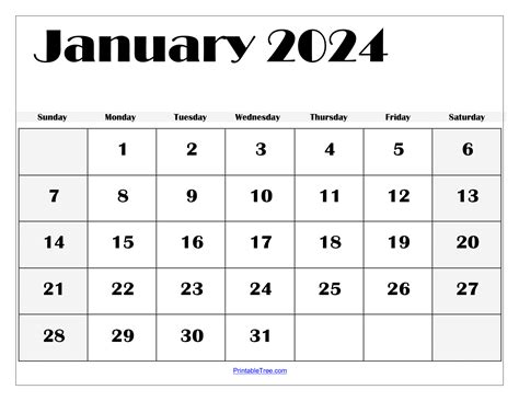 Free 2024 Calendar Printable Pdf With Holidays Templates