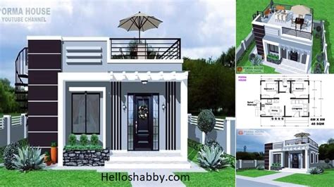 Small House With Roof Deck Design Ideas 48 Sqm
