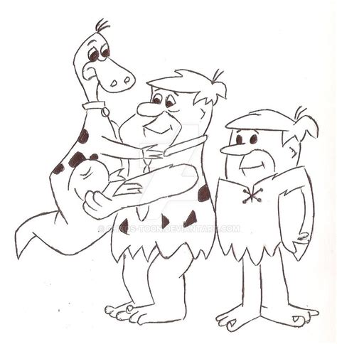 The Flintstones Cartoon By Chaos Toon On Deviantart