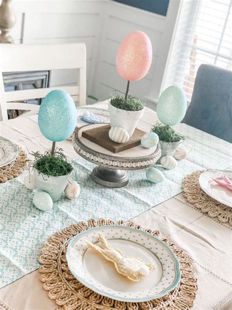 Easy Easter Tablescape Re Fabbed In 2021 Easter Table Settings