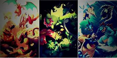 Pokemon Starters Lomo Wallpapers Background Desktop Backgrounds