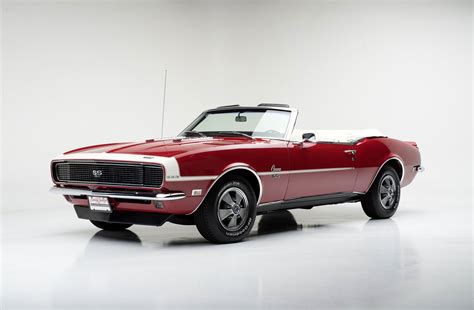 1968 Chevrolet Camaro R S S S 396 Convertible 12467 Muscle