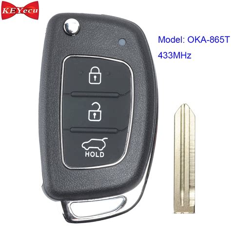 Keyecu For Hyundai Elantra 2014 2015 2016 Remote Key Fob Oka 865t
