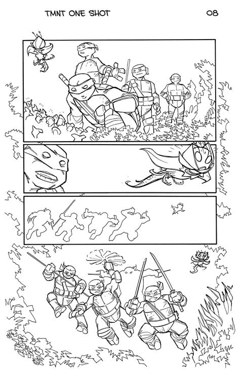 Teenage Mutant Ninja Turtles Dimension X 5 Page 8 By Craig Rousseau