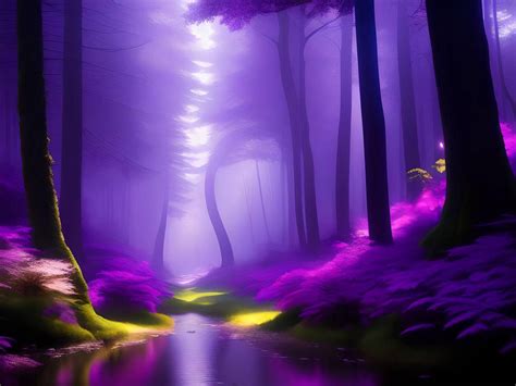 Mystical Purple Forest 4 By Inidgojo Anne On Deviantart