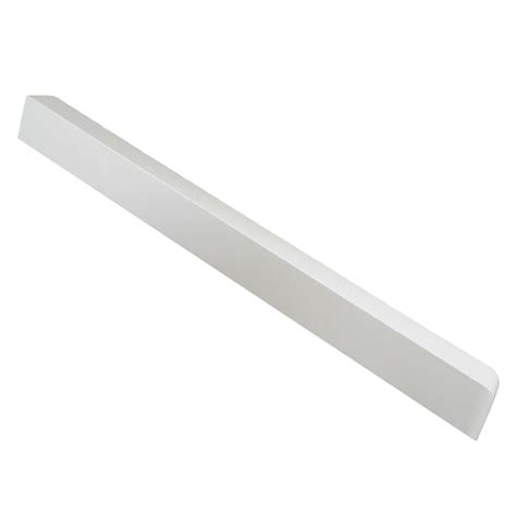 Fascia Board Corner Joints White Round Edge Profile Homesmart