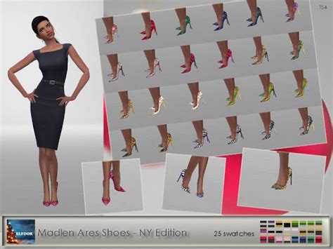 Elfdor Madlen`s Ares Shoes Patterns Recolor • Sims 4 Downloads