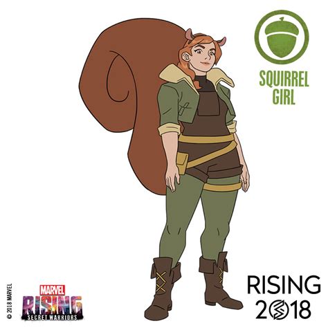 Marvel Rising Doreen Green Squirrel Girl Hero Club