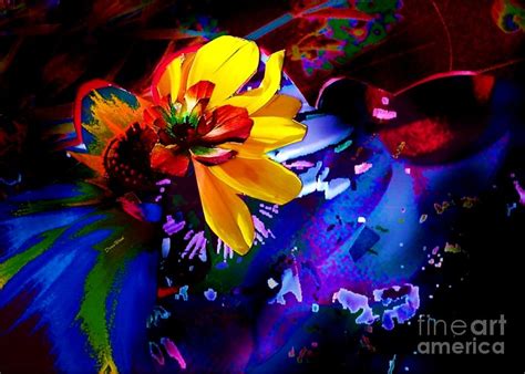 Yellow Flower Digital Art By Doris Wood Fine Art America