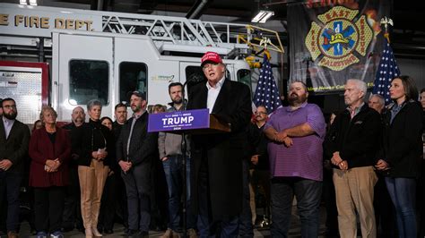 Trump Visits Ohio Seeking To Draw Contrast With Biden Over Train