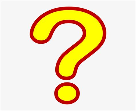 Download High Quality Question Mark Transparent Yellow Transparent Png