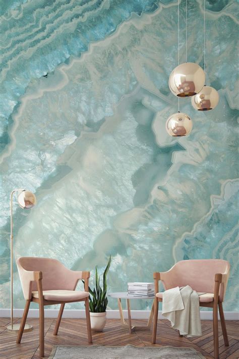 Celeste Agate Room Wallpaper Girl Cave Wall Design