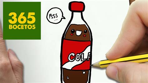 como dibujar gaseosa kawaii paso a paso dibujos kawaii faciles how to draw a soda youtube