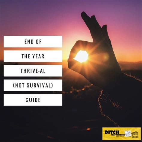 End Of The Year THRIVE Al Not Survival Guide Survival Guide