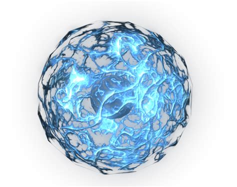 Ball Magic Effects Design Fantasy Blue Glow Weird Spher