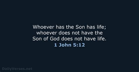 1 John 512 Bible Verse Nrsv
