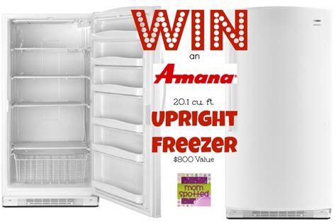 I Love My Amana 201 Cu Ft Upright Freezer Review And Giveaway 800