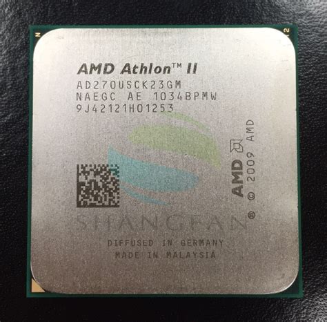 Q4 2010 cpumark first 10 higher results represent better value by cpu mark. AMD Athlon X2 270u AD270USCK23GM 2GHz 25W Dual-Core CPU ...