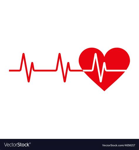 Heartbeat icon Royalty Free Vector Image - VectorStock