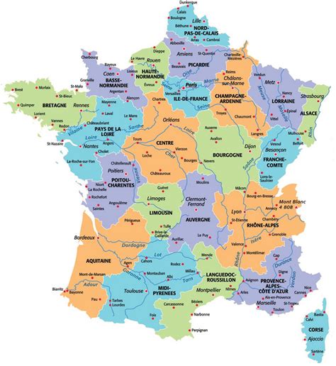 Carte Des Regions