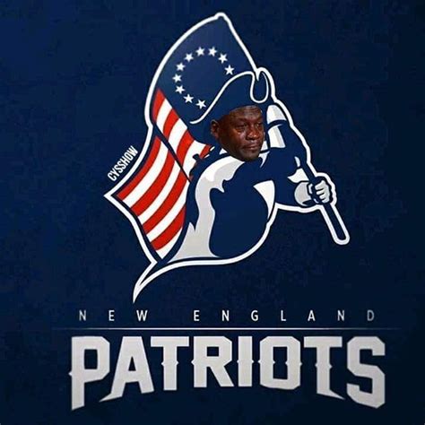 Patriot Logo Update Cryingjordanface Cryingjordan Jordan Meme Patriots Logo Crying